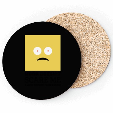 Discover Minimal Sad Face Design Coasters