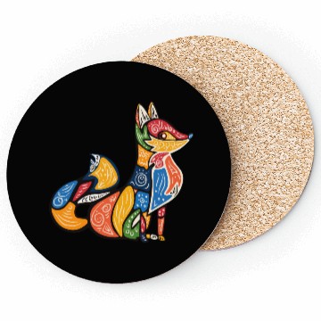 Discover Tribal Watchful Fox Coasters