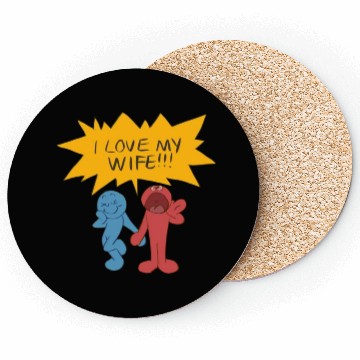 Discover I love my wife Coasters