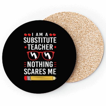 Discover Substitute Teacher Back To School Coasters