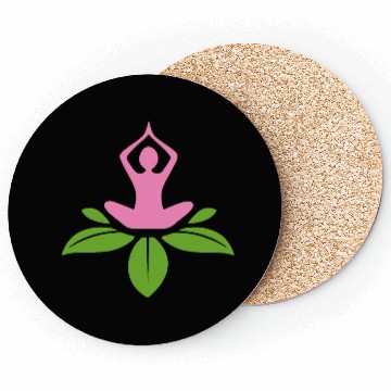 Discover Serene Yoga Lotus Design Coasters