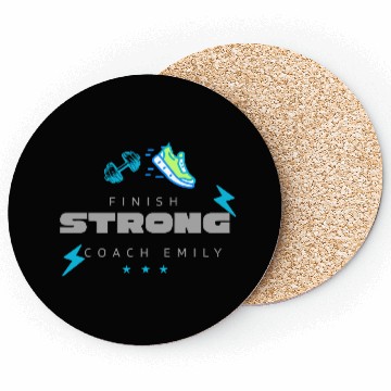 Discover FINISH STRONG Coach Emily Coasters