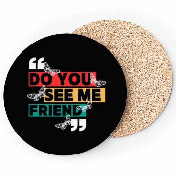 Discover Inspirational Friendship Quote Design Coasters