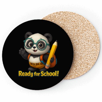Discover Cute Panda Coasters, Animal Coasters, Back to School