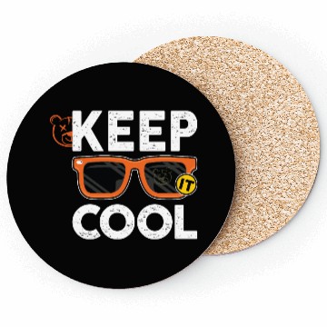 Discover Keep It Cool Sunglasses Design Coasters