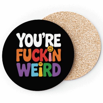 Discover Colorful Affirmation Statement Coasters
