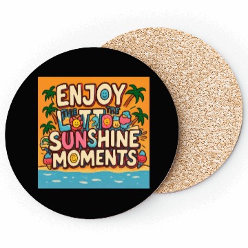 Discover Sun-Thill Summer Vibes Coasters