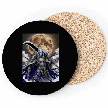 Discover Dark Samurai Demon Warrior Coasters