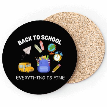 Discover It's Fine I'm Fine Everything Is Fine Teacher Shi Coasters