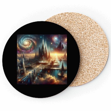 Discover Future Sci-Fi Cityscape Alien Planet King's Castle Coasters
