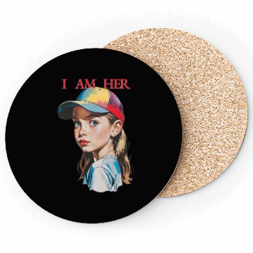 Discover Women Empowerment Courageous Girl Coasters