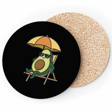 Discover Chill Avocado with Sunshade Coasters