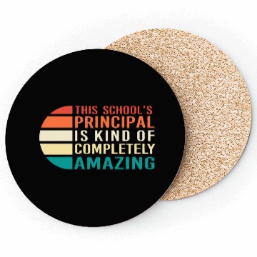 Discover School Principal Teacher Appreciation Coasters