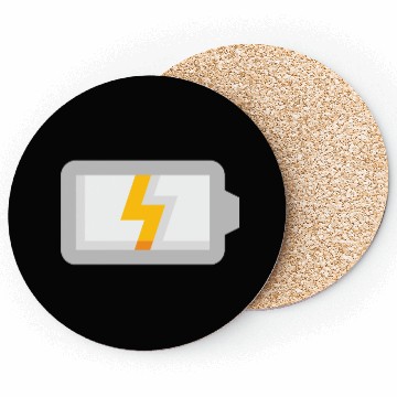 Discover Electric Lightning Abstract Pattern Coasters