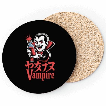 Discover Vampire Cartoon Character with Potion Coasters