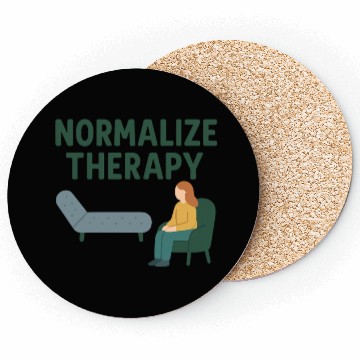 Discover Normalize Therapy Inspirational Design Coasters