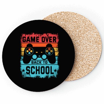 Discover Game Over Back to School Coasters – Retro Gamer