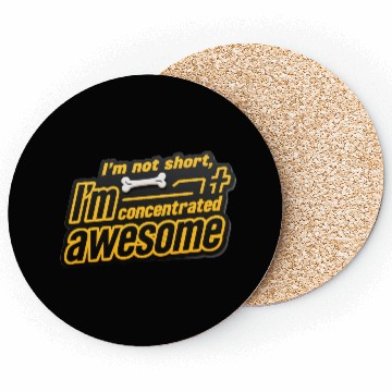 Discover Concentrated Dog Bone Affirmation Coasters