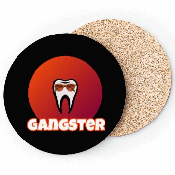 Discover Cool Tooth with Sunglasses Gangster Design Coasters