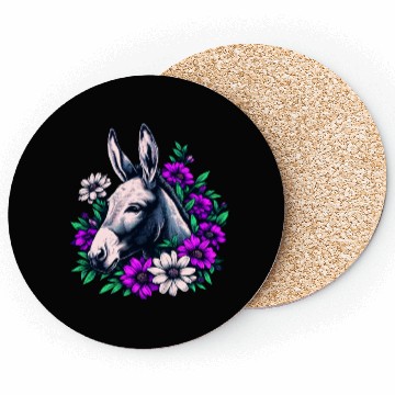 Discover Floral Donkey Coasters