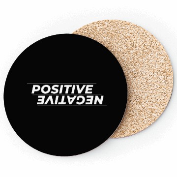 Discover Bold Positive Energy Typography Design Coasters
