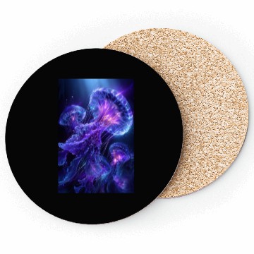 Discover Neon Glow Jellyfish Coasters