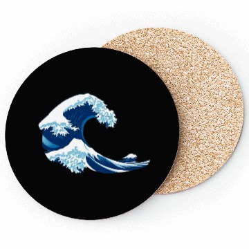 Discover Classic Wave Art Design Coasters