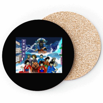 Discover Mythical Samurai Wolf Theater Coasters