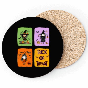 Discover Halloween Trick or Treat Coasters