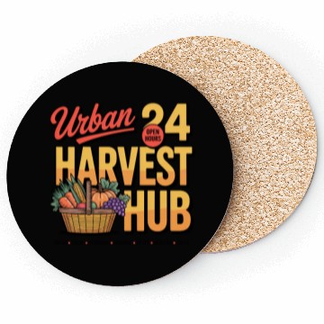 Discover Urban Harvest Hub Vintage Design Coasters