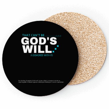 Discover Y2K Sarcastic Religious Meme Quote Coasters