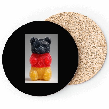 Discover German Flag Gummy Bear Coasters