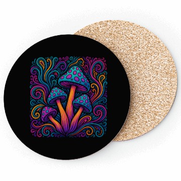 Discover Psychedelic Mushroom Dream Coasters