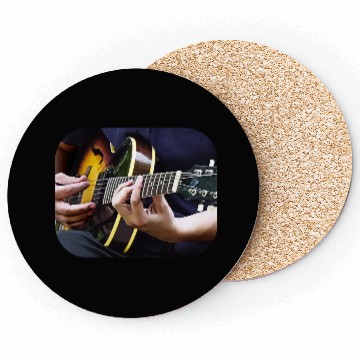 Discover Playing Guitar Coasters