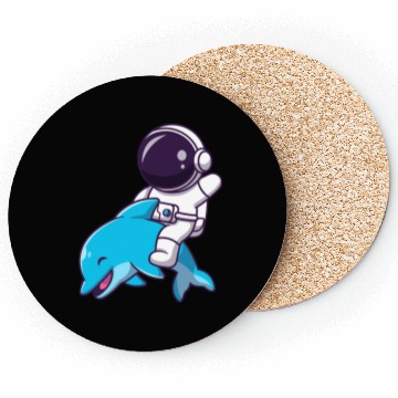 Discover Space Explorer with Dolphin Companion Coasters
