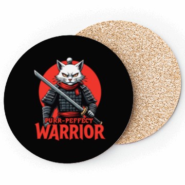 Discover Purr-Perfect Warrior Cat Design Coasters