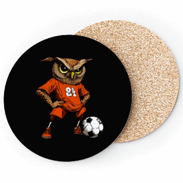 Discover Soccer owl Coasters