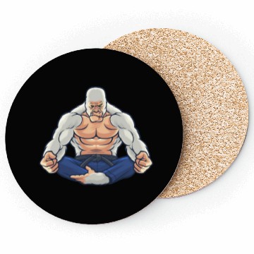 Discover Armored Gorilla Meditation - Yoga Coasters