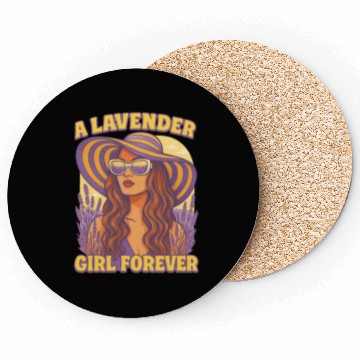 Discover lavender girl Coasters