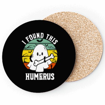 Discover Funny Ghost Pun I Found This Humerus Halloween Coasters