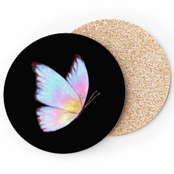 Discover Watercolor Butterfly Pastel Design Coasters