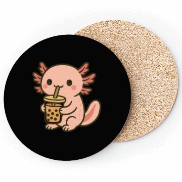 Discover Kawaii Aspiring Dragon with Bubble Tea Coasters