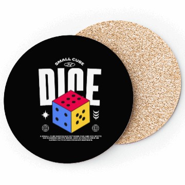 Discover Dice Coasters | Funny Board Game & RPG Dice
