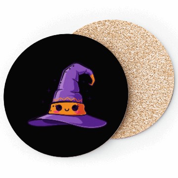 Discover Whimsical Witch Hat Mug Meme Design Coasters
