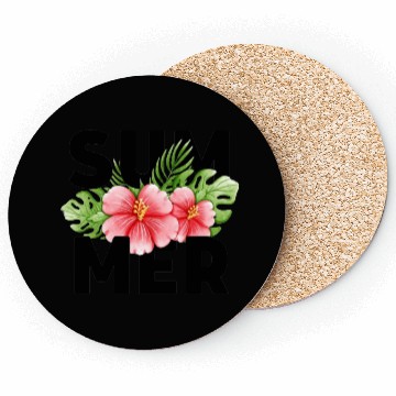 Discover Tropical Hibiscus Summer! Coasters