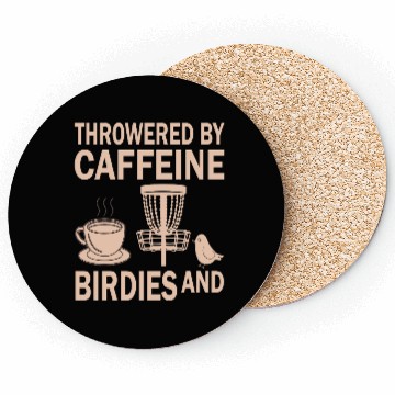Discover Throwered by Coffee & Birdies Coasters