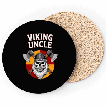 Discover viking uncle norse warrior funny gift Coasters