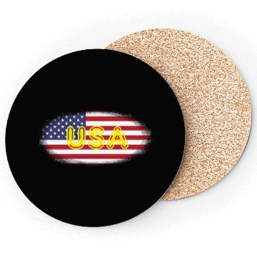 Discover American Flag USA Coasters