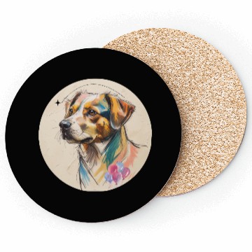 Discover Dog Balloon Coasters