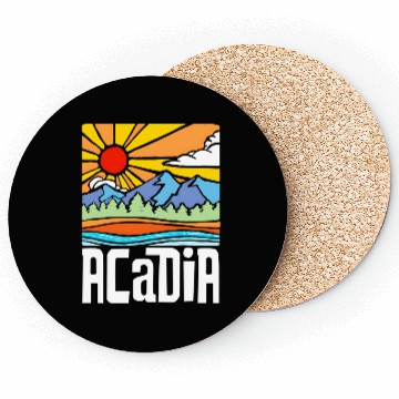 Discover Acadia National Park Artistic Nature & Mountains Coasters